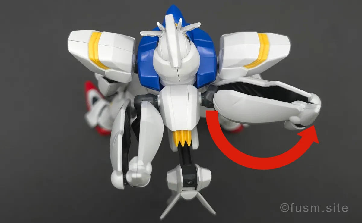 HG 1/144 ガンダム レギルス レビュー バックパックレビュー 可動域 03