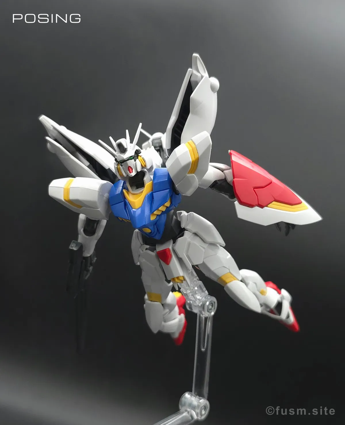 HG 1/144 ガンダム レギルス レビュー ポージング 01