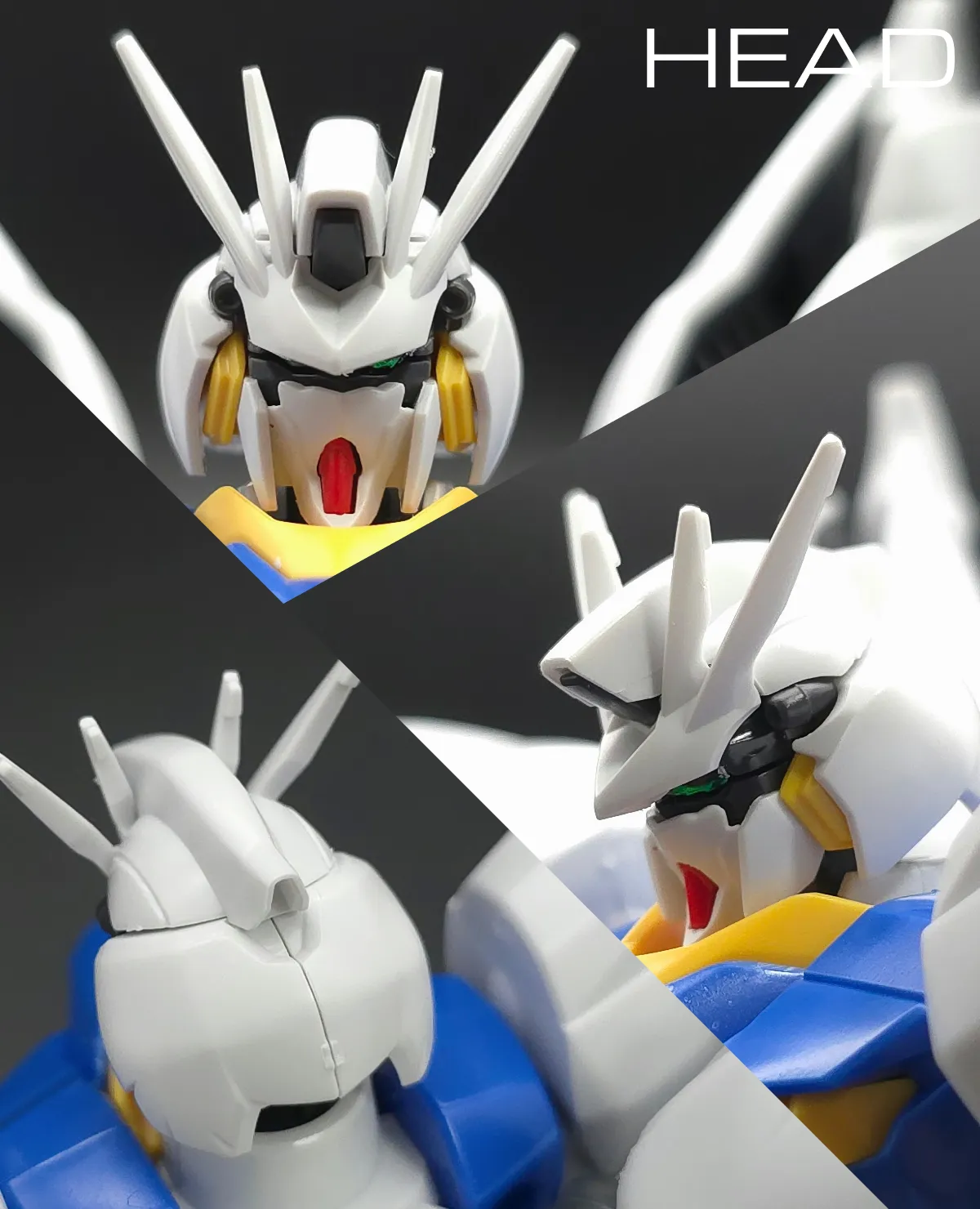 HG 1/144 ガンダム レギルス レビュー 頭部ディテール 01