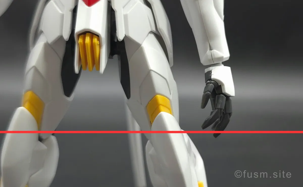 HG 1/144 ガンダム レギルス レビュー 腕部ディテール 02