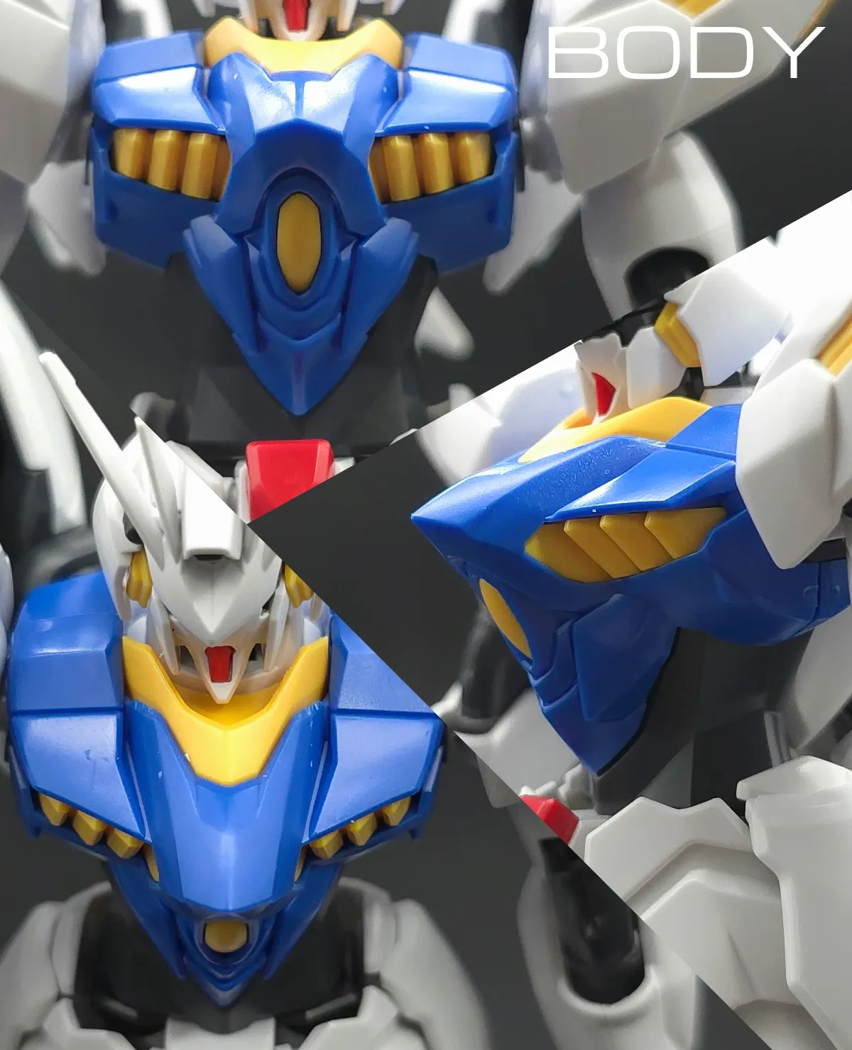 HG 1/144 ガンダム レギルス レビュー 胴体ディテール 01