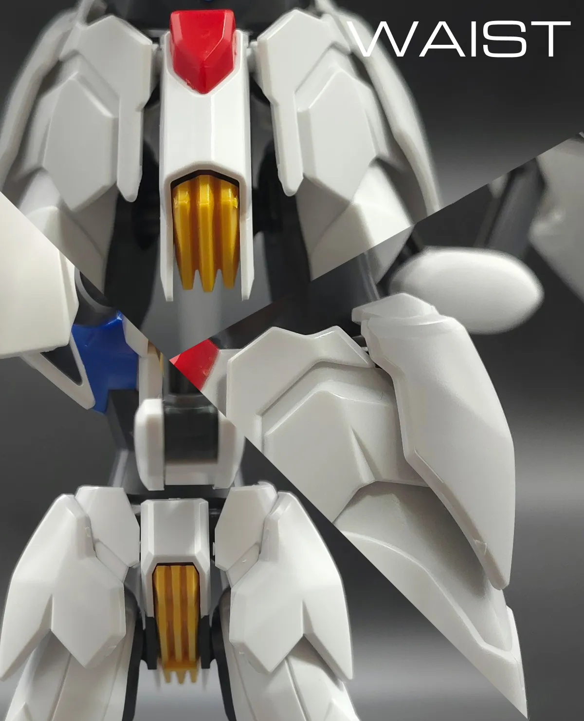 HG 1/144 ガンダム レギルス レビュー 胴体ディテール 02