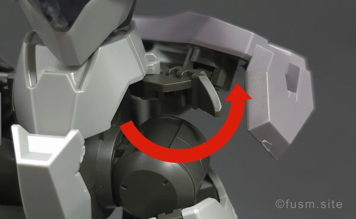 HG ガンヴォルヴァ レビュー 胴体ディテール ギミック 01