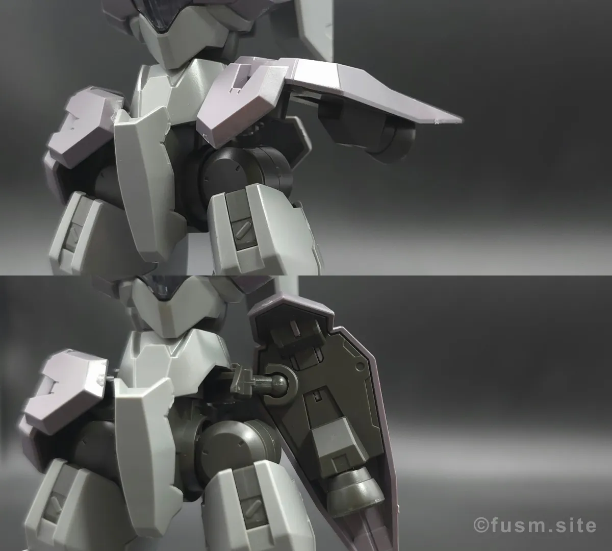 HG ガンヴォルヴァ レビュー 胴体ディテール 可動域 02