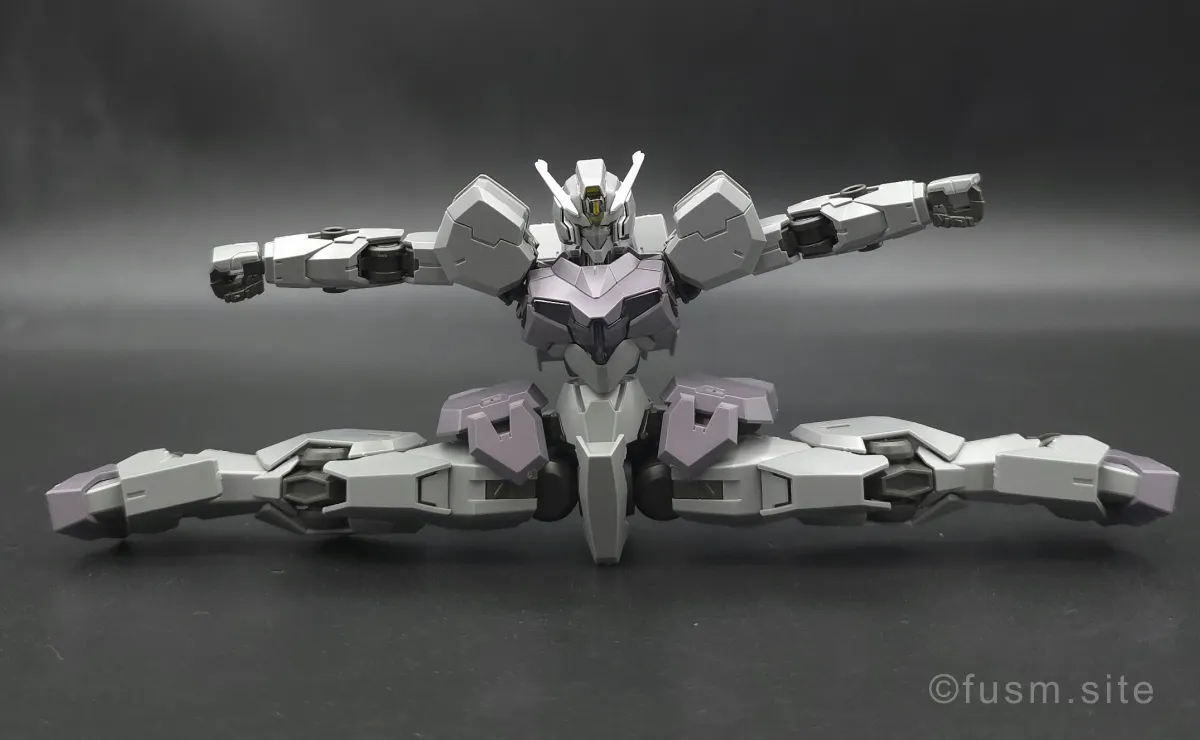 HG ガンヴォルヴァ レビュー 胴体ディテール 可動域 03