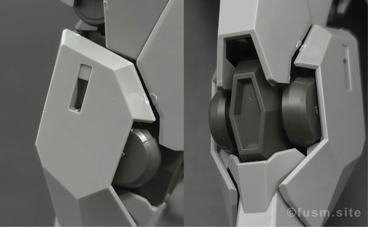 HG ガンヴォルヴァ レビュー 脚部ディテール 03