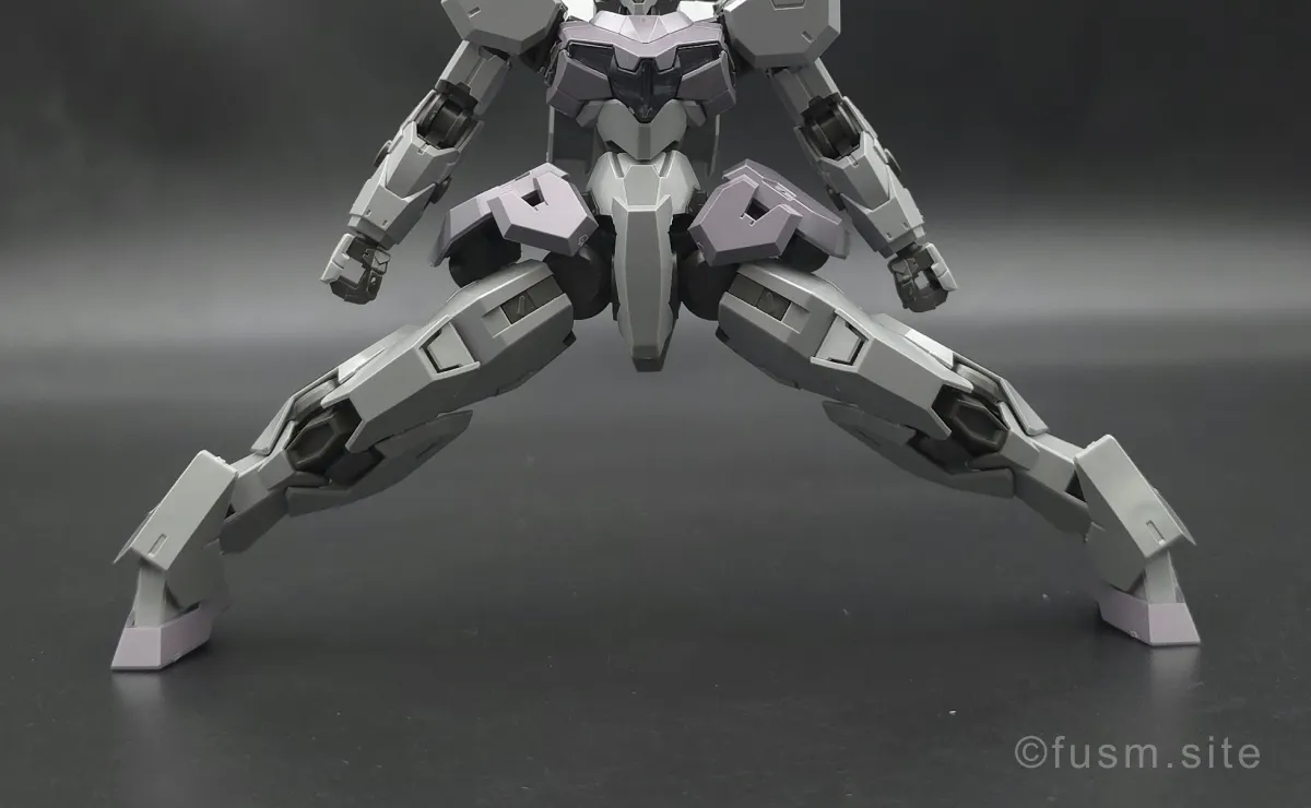 HG ガンヴォルヴァ レビュー 脚部ディテール 可動域 04