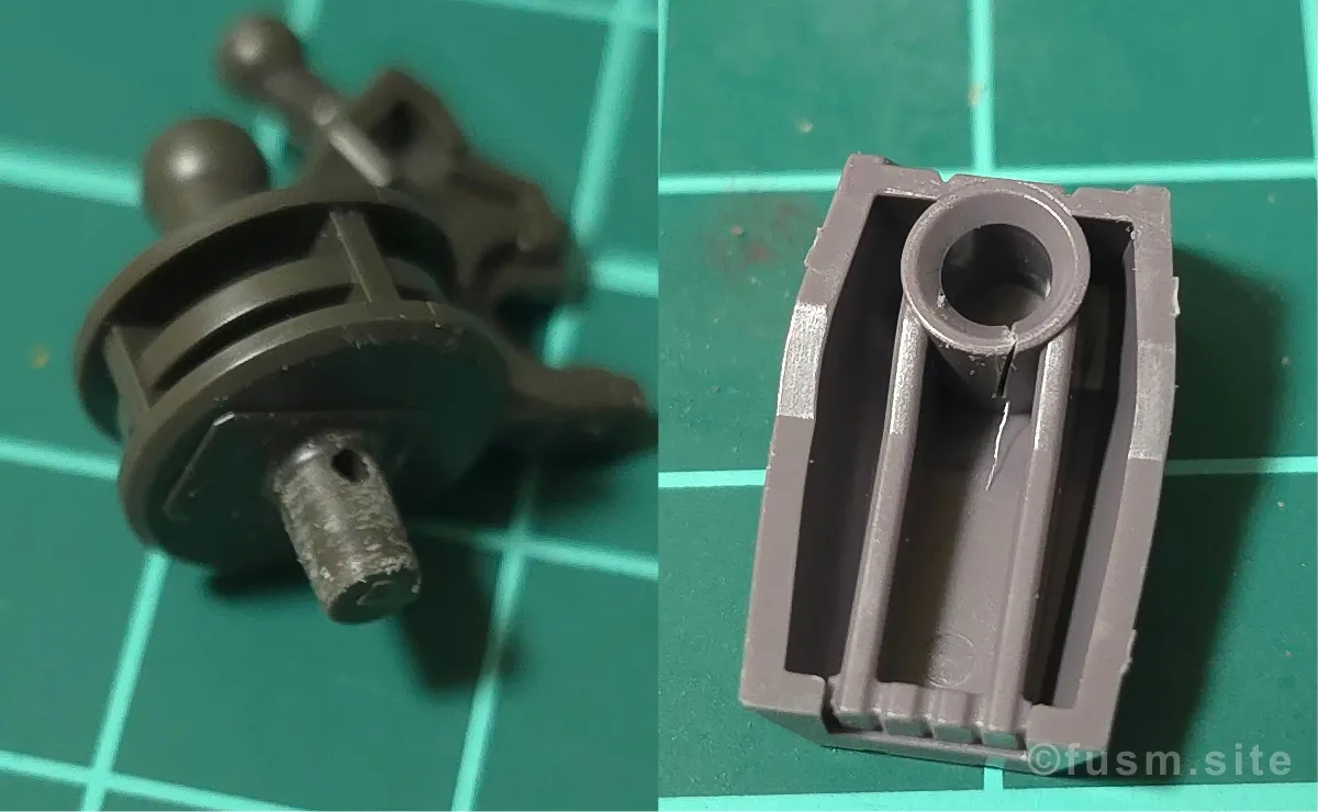 HG ガンヴォルヴァ レビュー パーツ・構造・組み立て 05