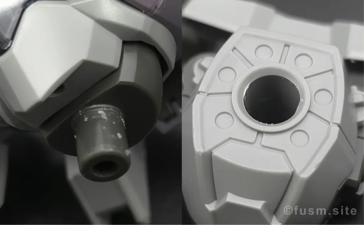 HG ガンヴォルヴァ レビュー パーツ・構造・組み立て 09