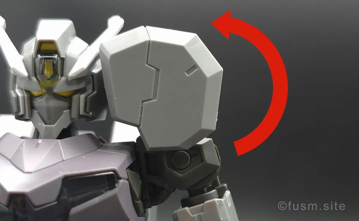 HG ガンヴォルヴァ レビュー 肩ディテール 可動域 01