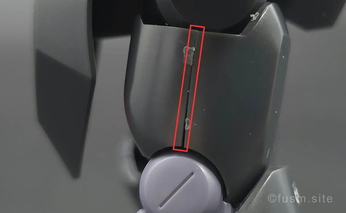 HG カバカーリー レビュー 脚部ディテール 合わせ目 02