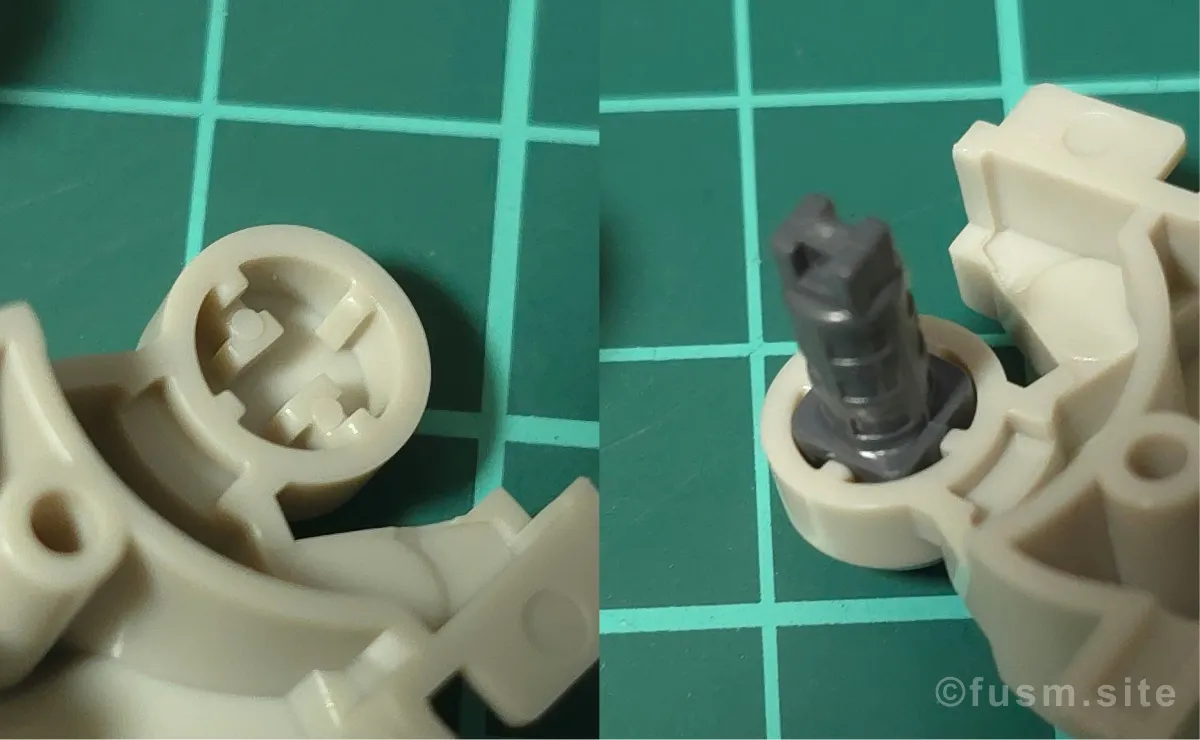 HGUC ガンダムGP02A サイサリス レビュー パーツ・構造・組み立て 04