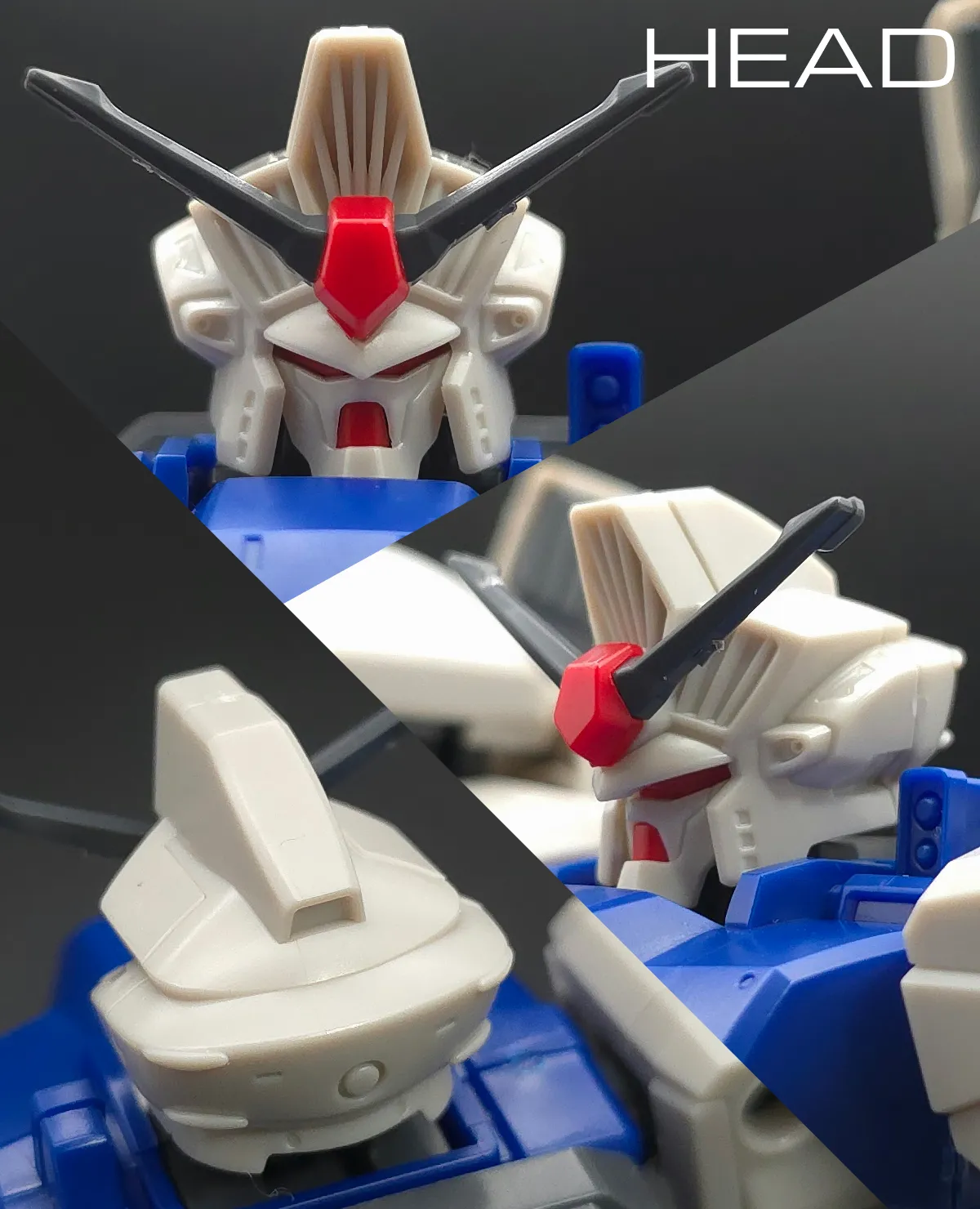 HGUC ガンダムGP02A サイサリス レビュー 頭部ディテール 01