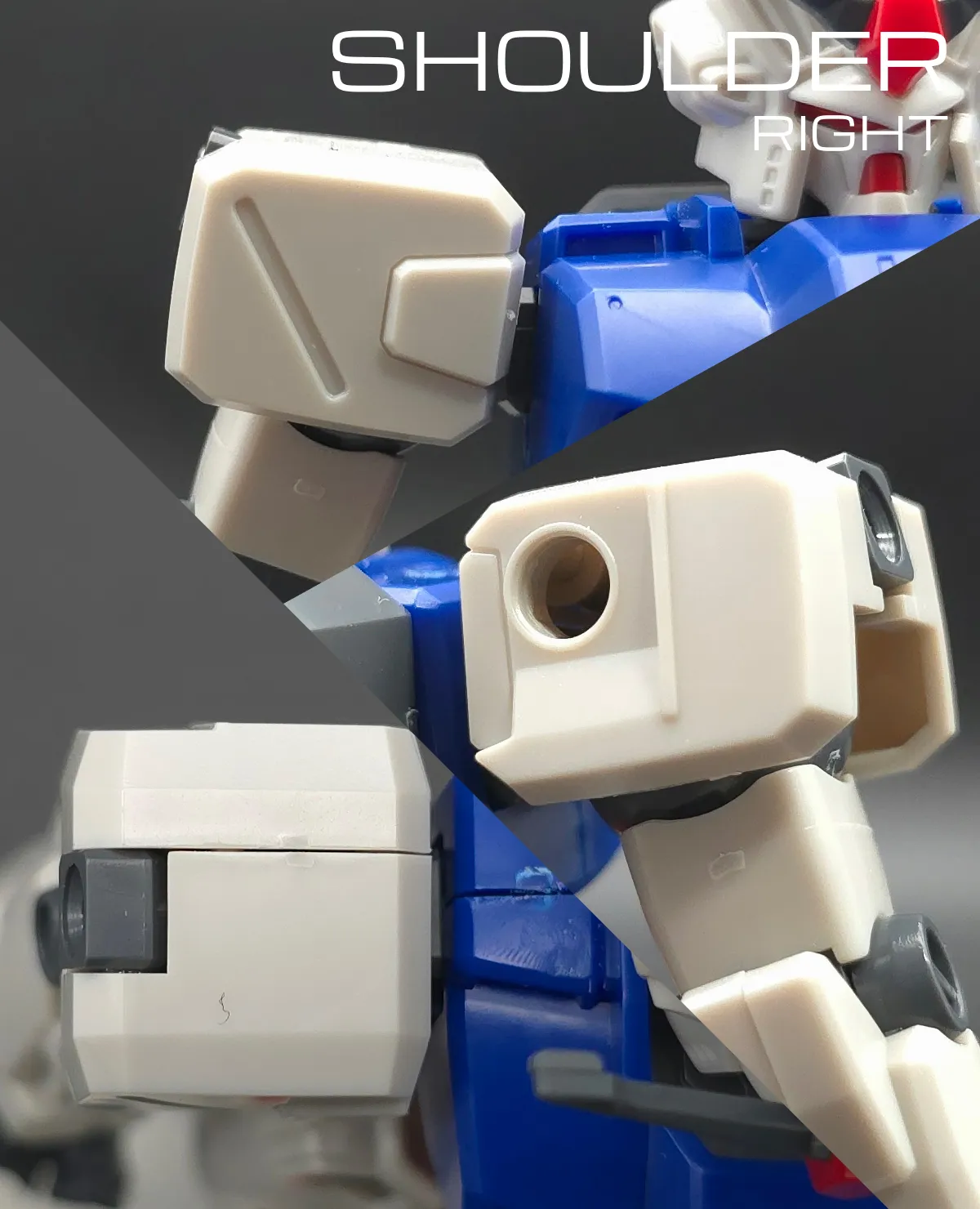 HGUC ガンダムGP02A サイサリス レビュー 肩ディテール 02