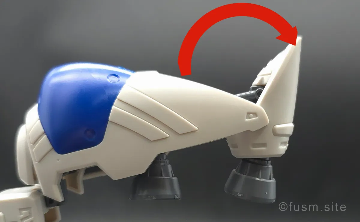 HGUC ガンダムGP02A サイサリス レビュー 肩ディテール ギミック 01