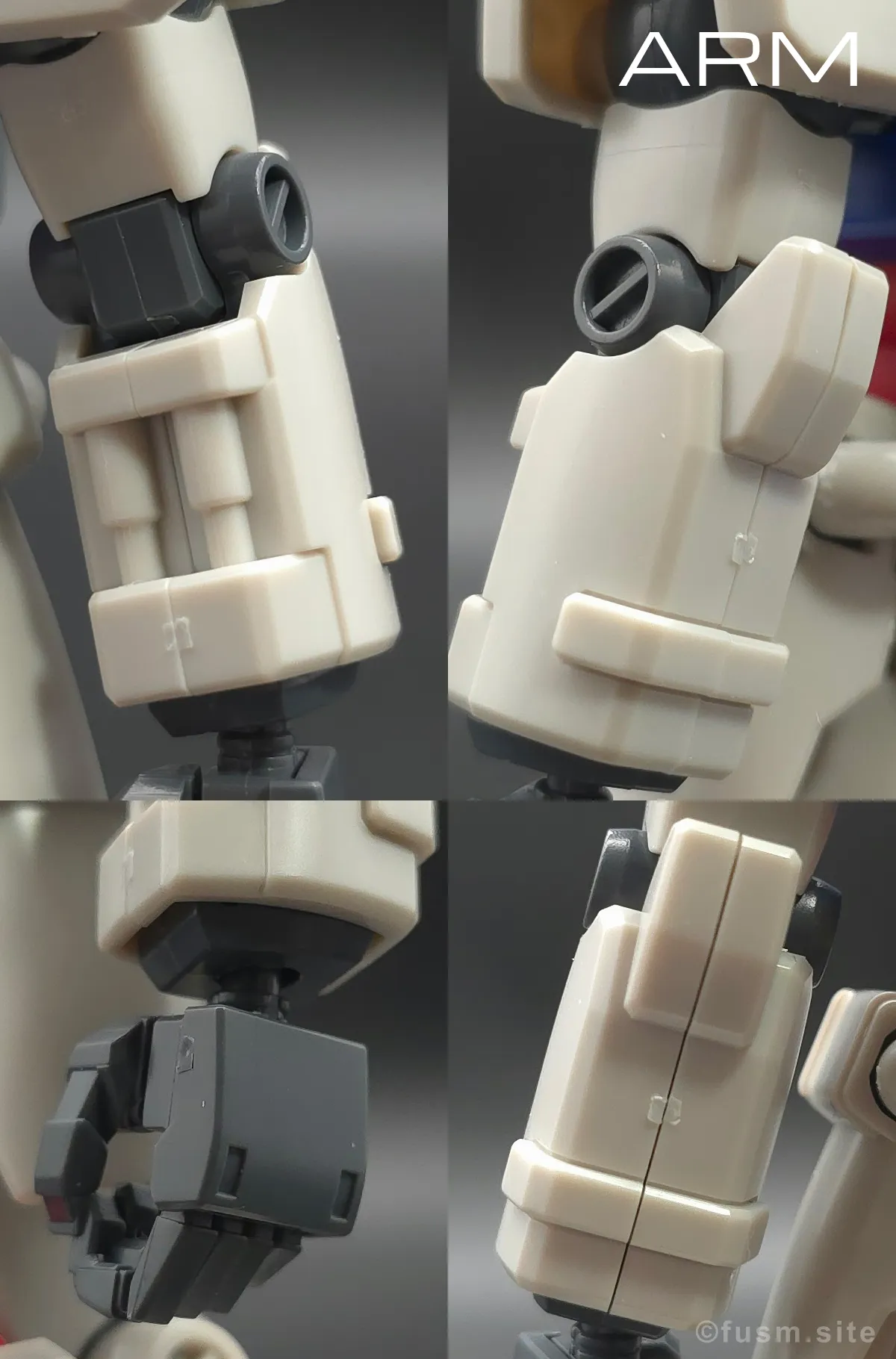 HGUC ガンダムGP02A サイサリス レビュー 腕部ディテール 01