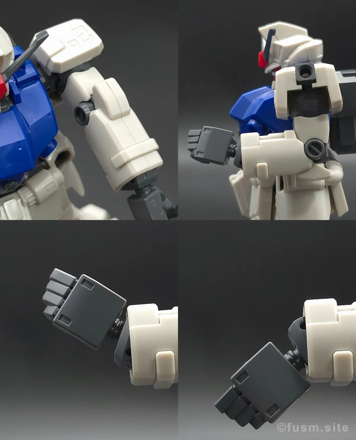 HGUC ガンダムGP02A サイサリス レビュー 腕部ディテール 可動域 01