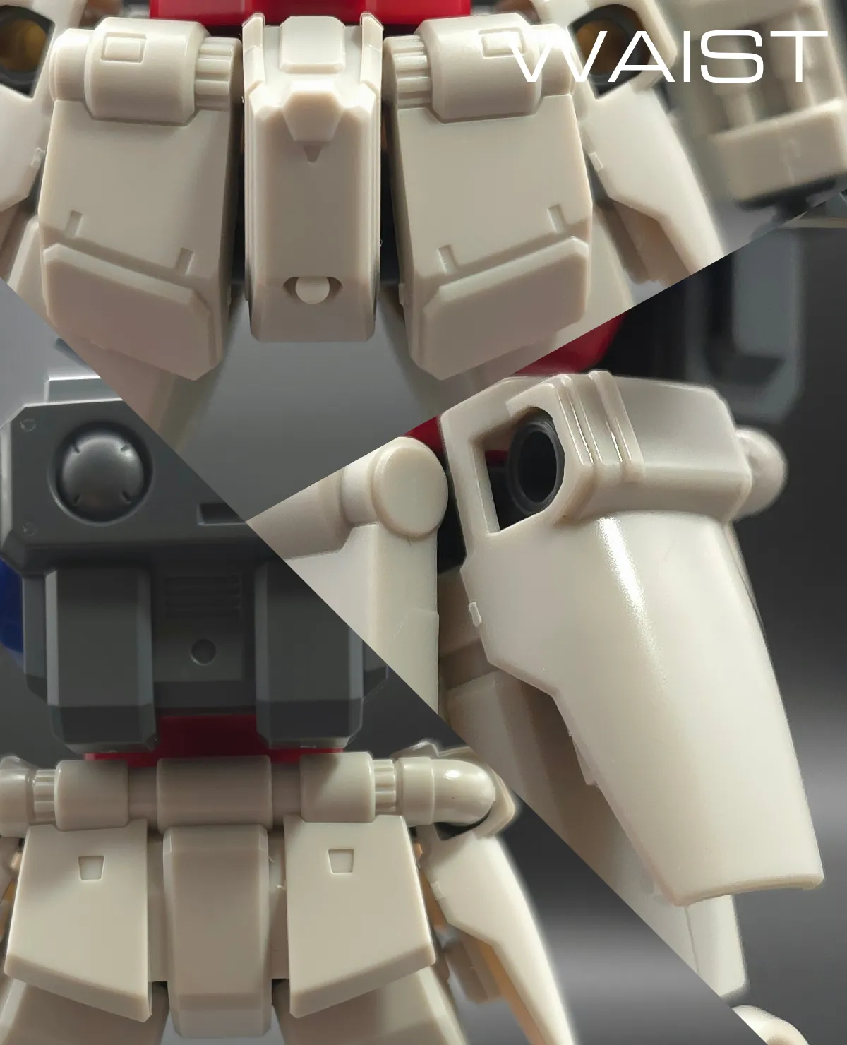 HGUC ガンダムGP02A サイサリス レビュー 胴体ディテール 02