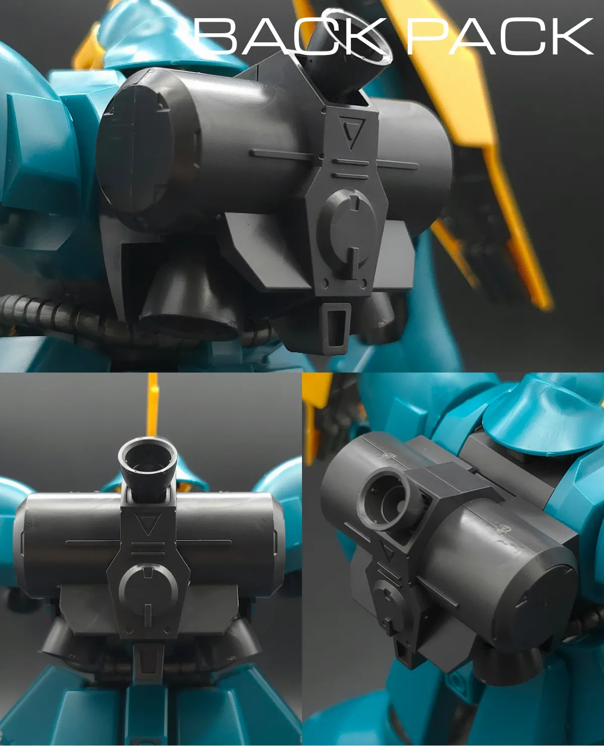 HGUC ヤクト・ドーガ(ギュネイ・ガス専用機) レビュー バックパックレビュー 01