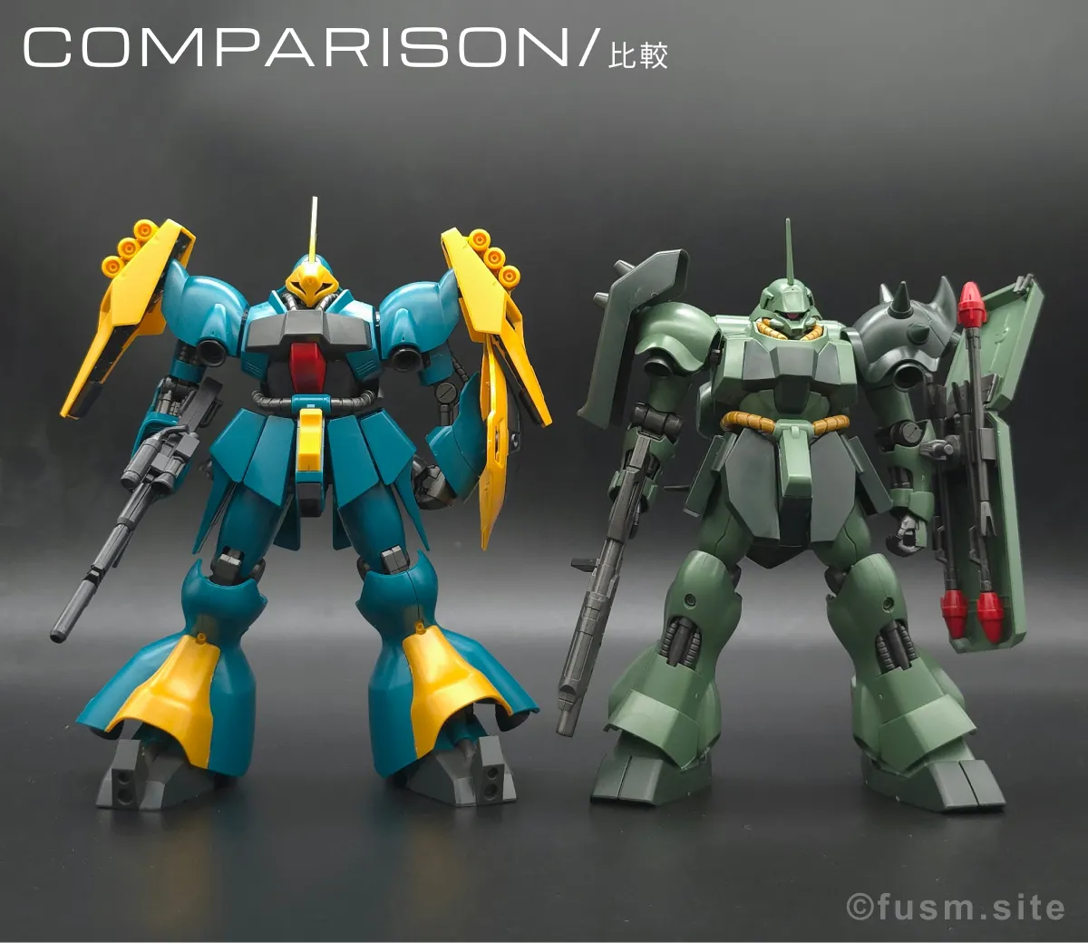 HGUC ヤクト・ドーガ(ギュネイ・ガス専用機) レビュー 比較 04