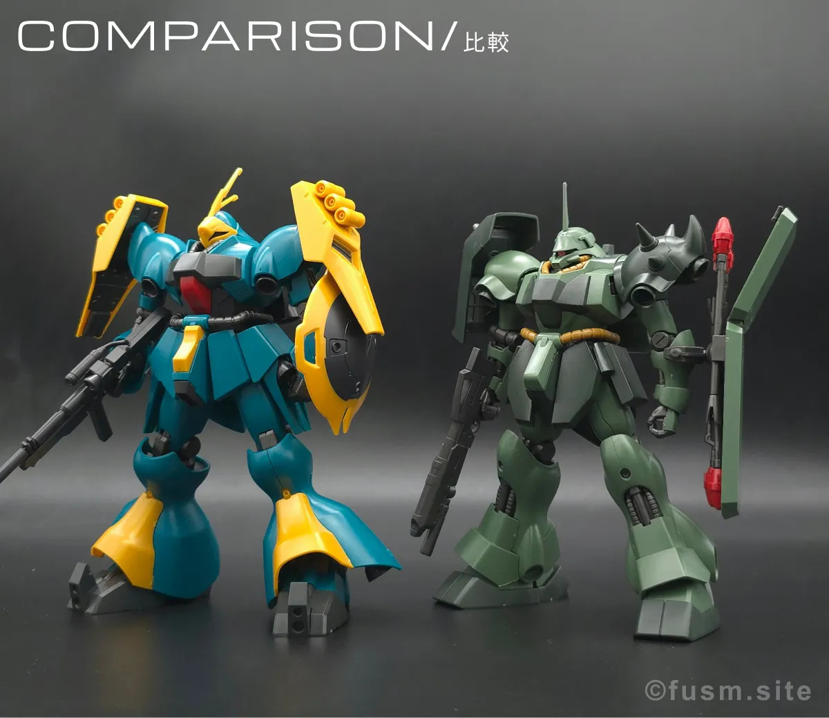 HGUC ヤクト・ドーガ(ギュネイ・ガス専用機) レビュー 比較 05