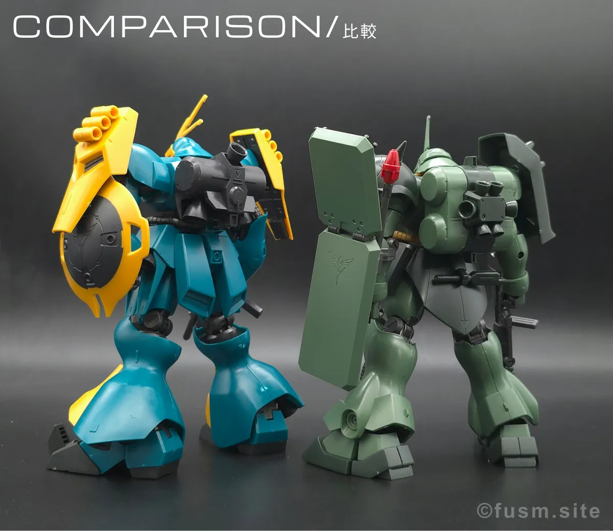 HGUC ヤクト・ドーガ(ギュネイ・ガス専用機) レビュー 比較 06