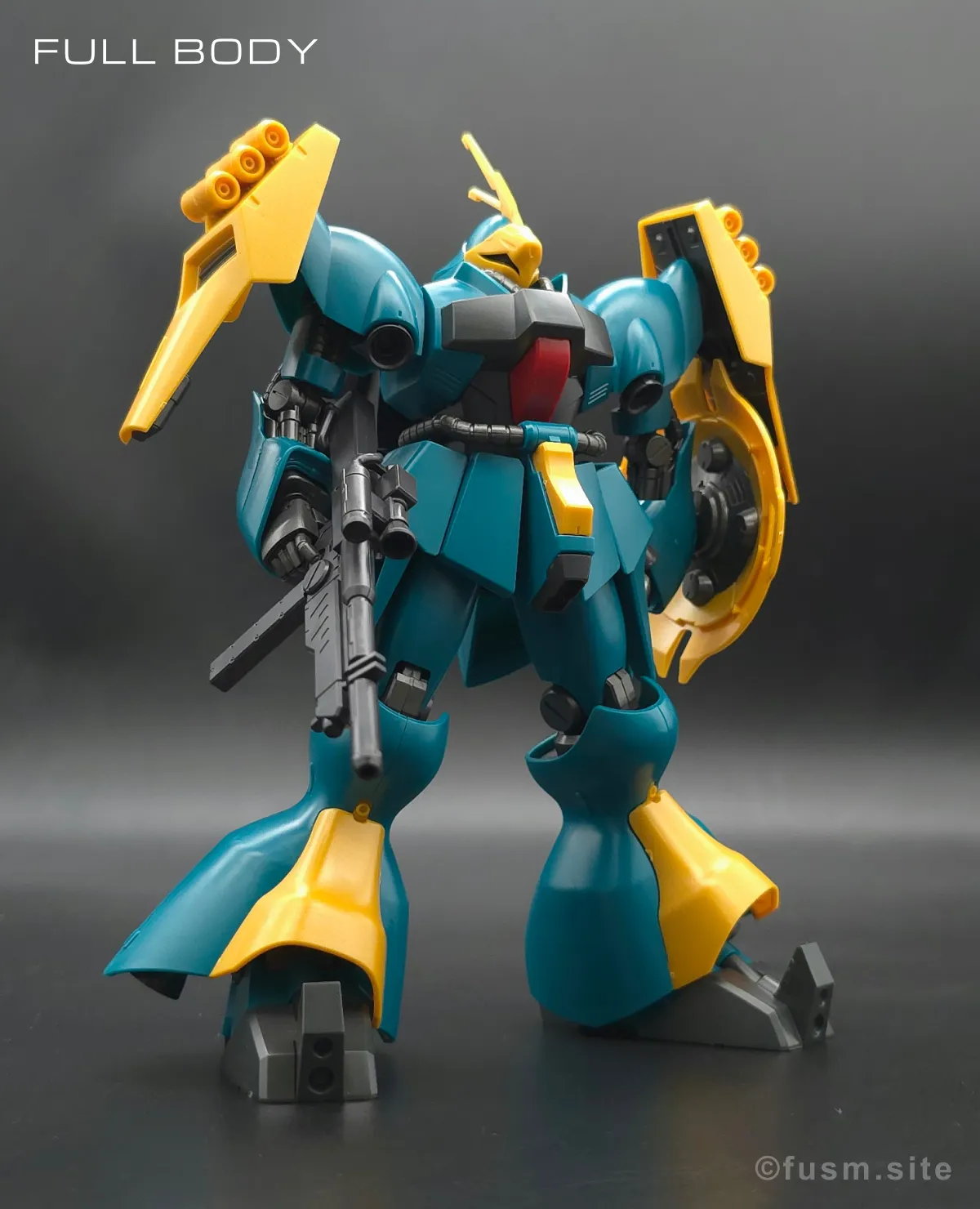 HGUC ヤクト・ドーガ(ギュネイ・ガス専用機) レビュー 多角的に見た全体の外観・素組み 05