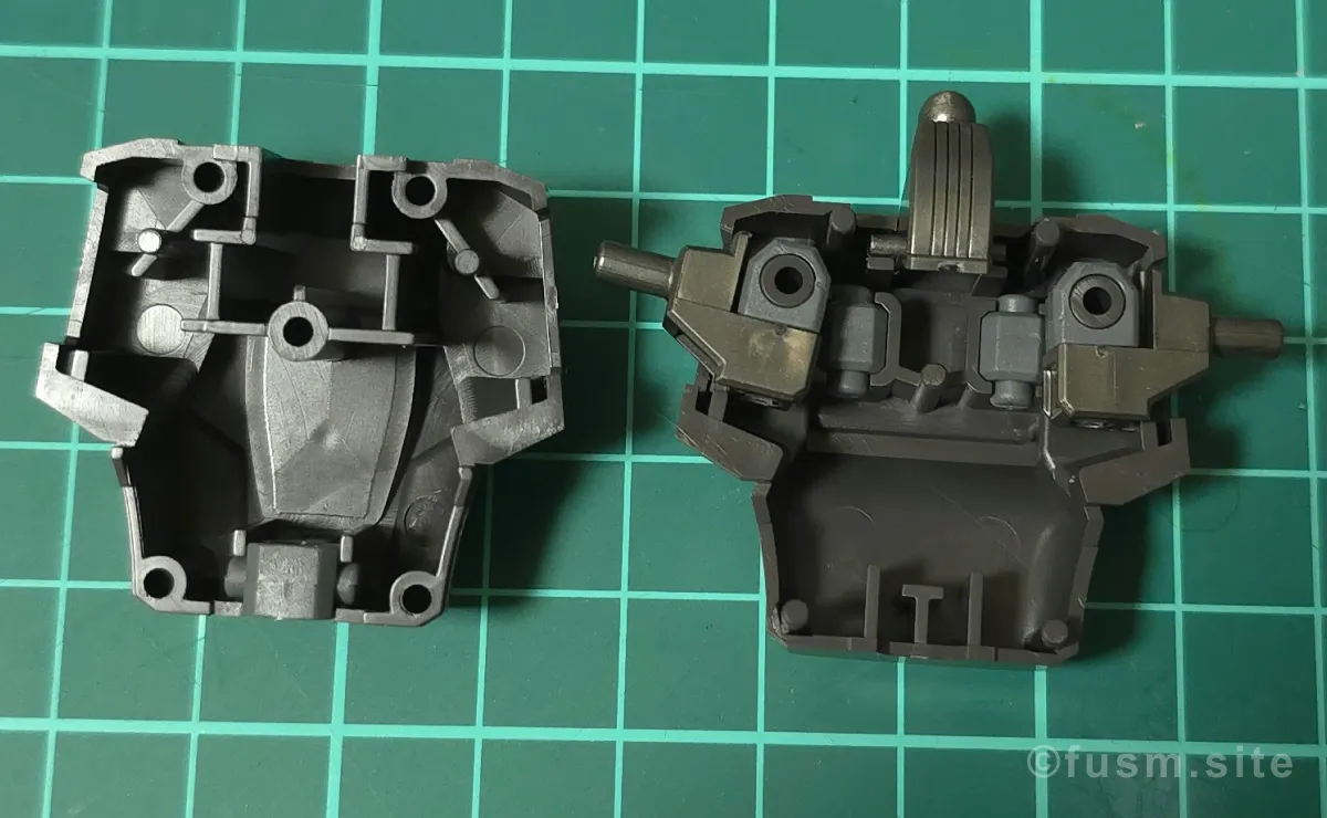 HGUC ヤクト・ドーガ(ギュネイ・ガス専用機) レビュー パーツ・構造・組み立て 01