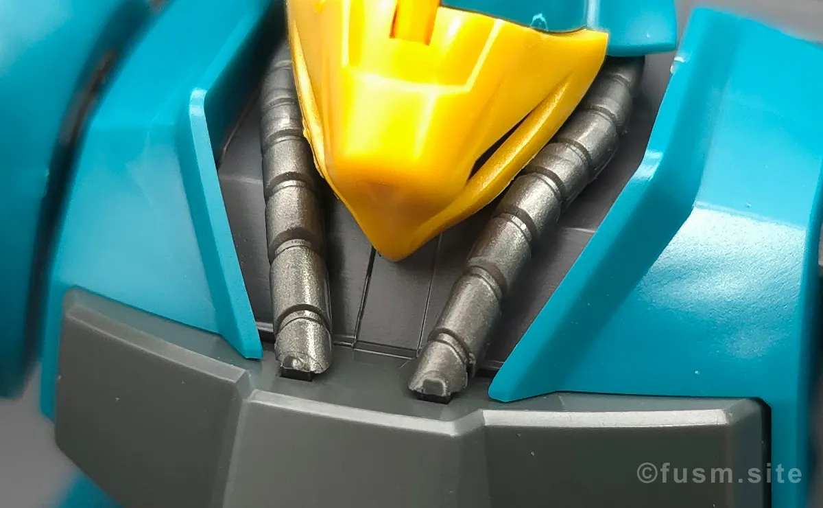 HGUC ヤクト・ドーガ(ギュネイ・ガス専用機) レビュー 頭部ディテール 02