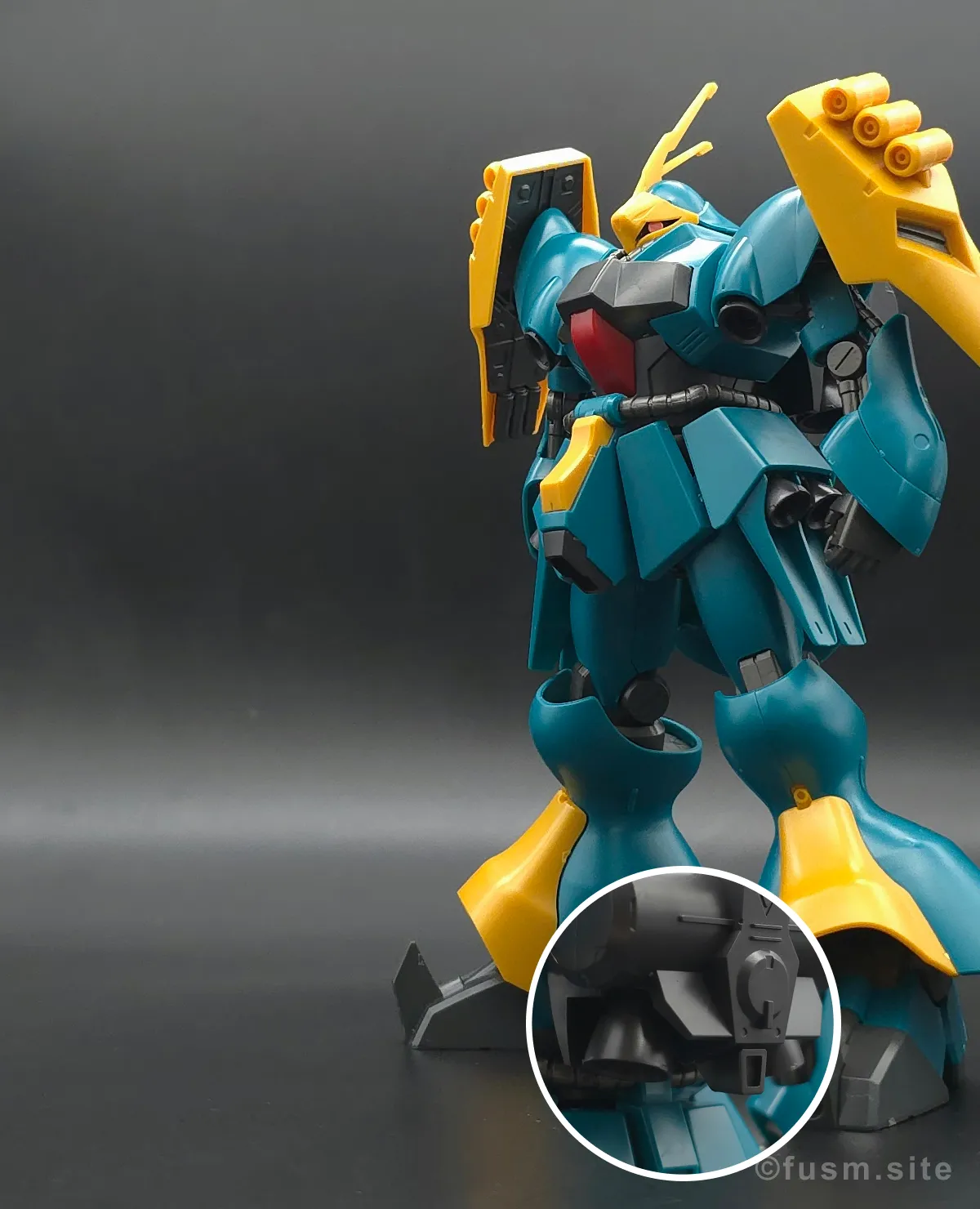 HGUC ヤクト・ドーガ(ギュネイ・ガス専用機) レビュー 可動域