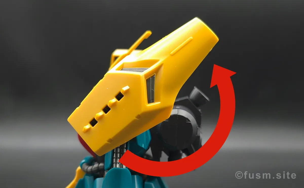 HGUC ヤクト・ドーガ(ギュネイ・ガス専用機) レビュー 肩ディテール 可動域 02