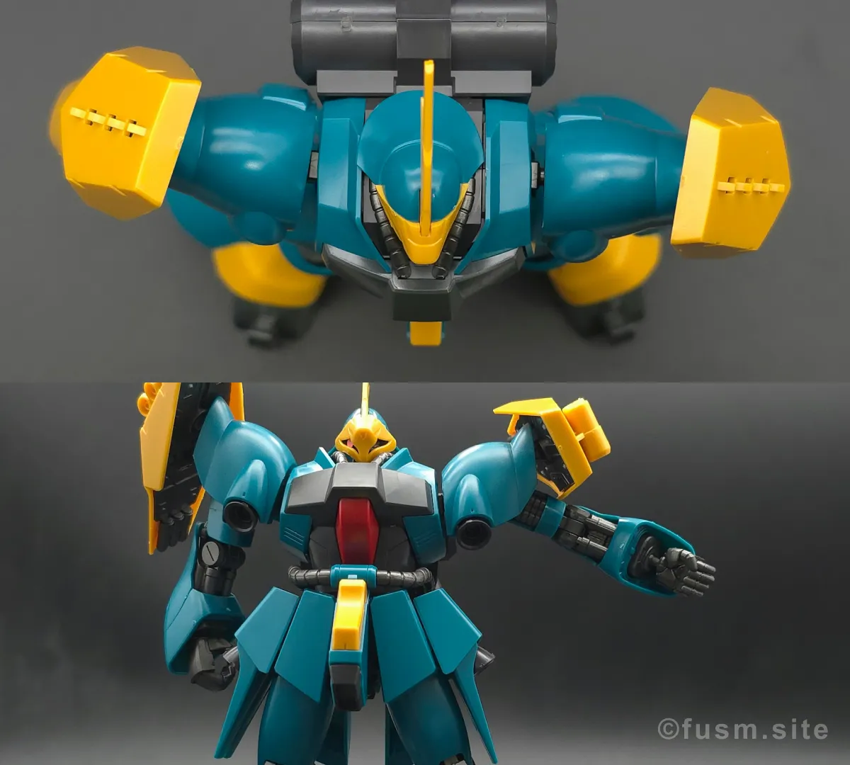 HGUC ヤクト・ドーガ(ギュネイ・ガス専用機) レビュー 肩ディテール 可動域 1