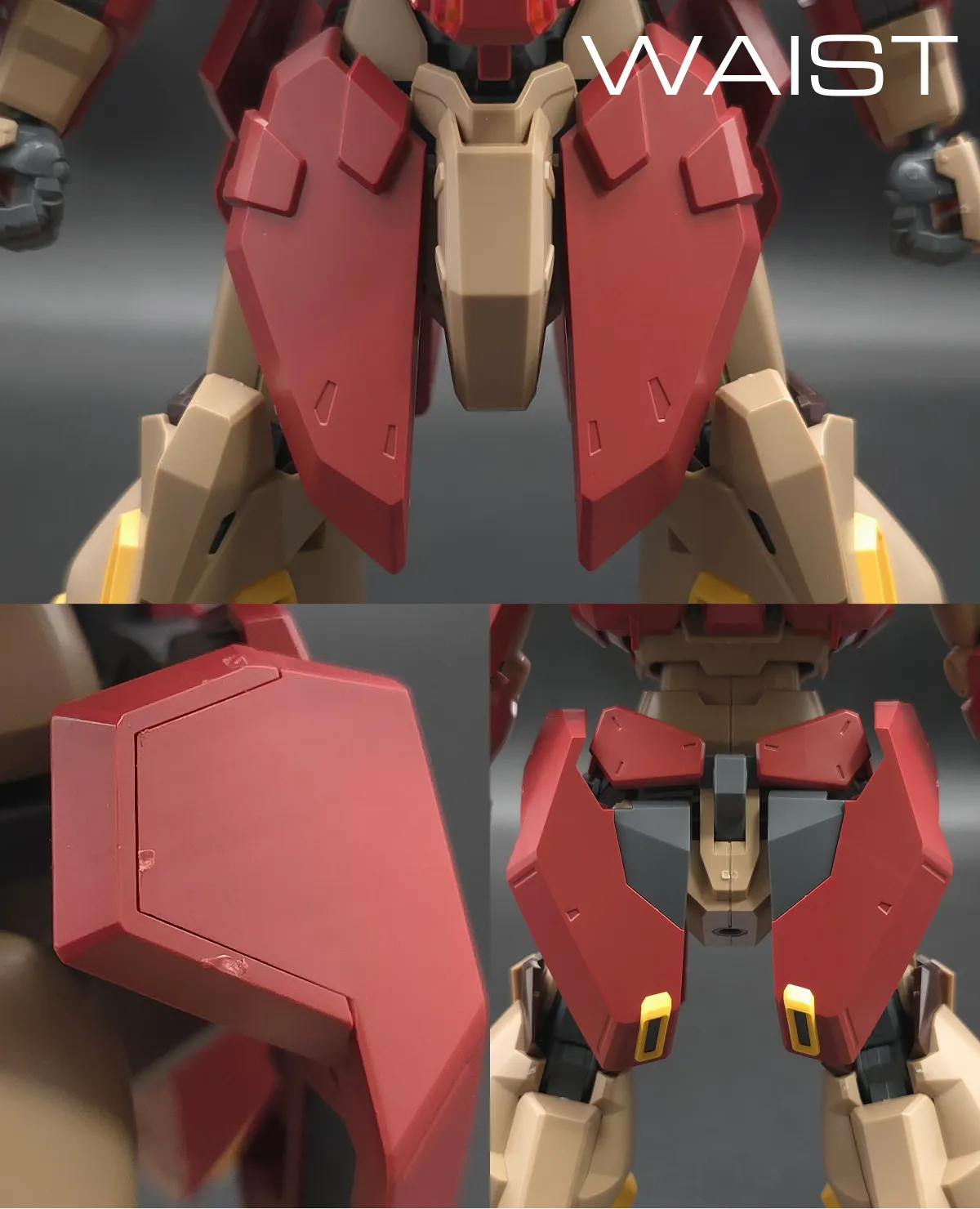 HG メッサーM01型 (ガウマン機) レビュー 胴体ディテール 03