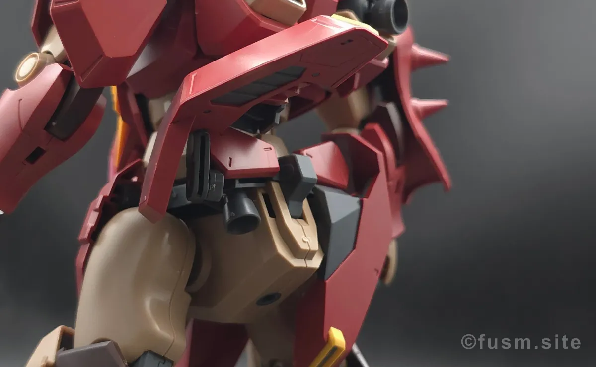 HG メッサーM01型 (ガウマン機) レビュー 胴体ディテール ギミック 02