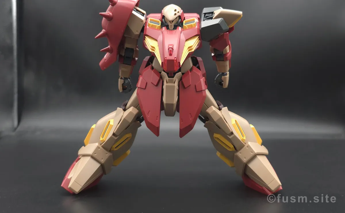 HG メッサーM01型 (ガウマン機) レビュー 胴体ディテール 可動域 01