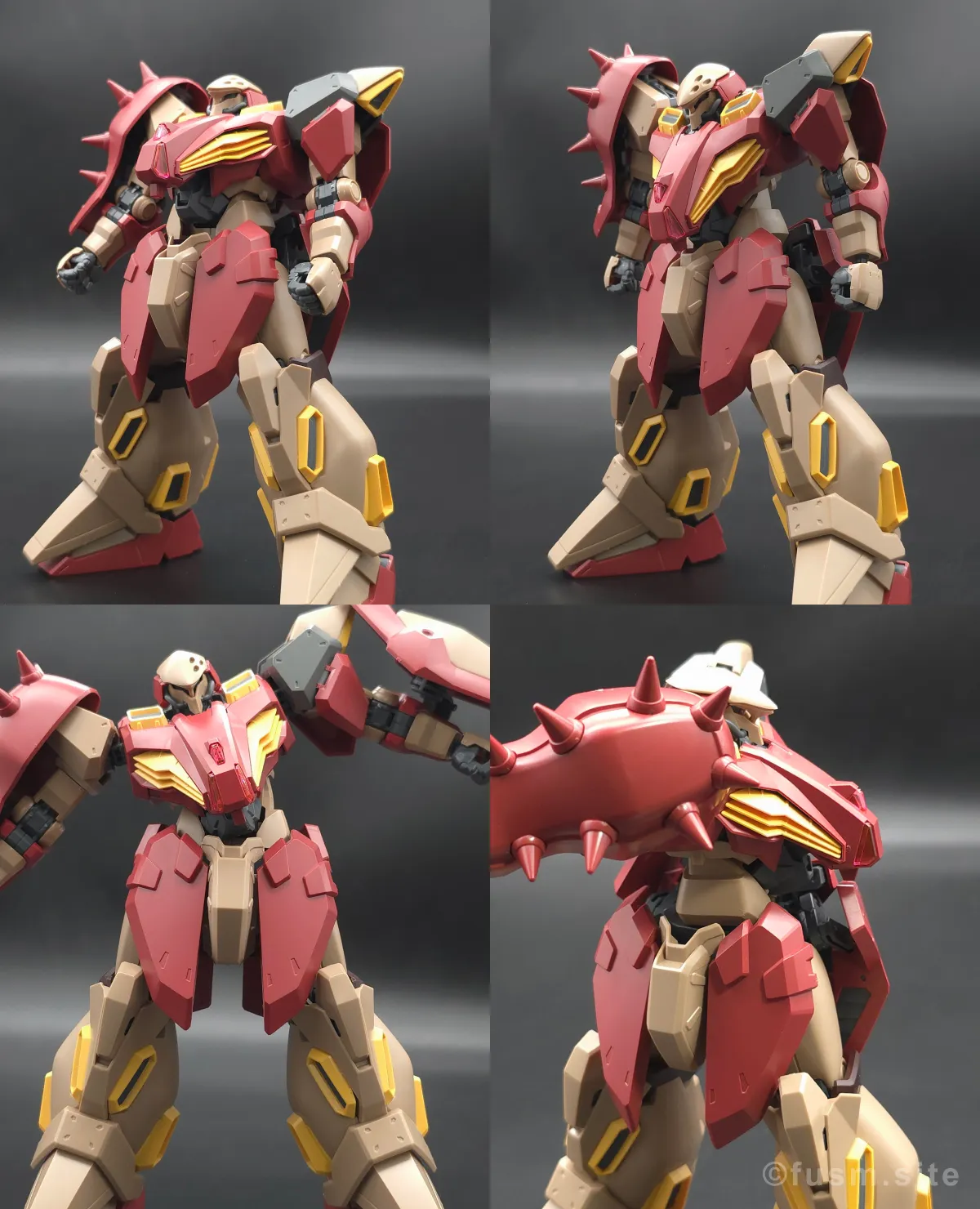 HG メッサーM01型 (ガウマン機) レビュー 胴体ディテール 可動域 02