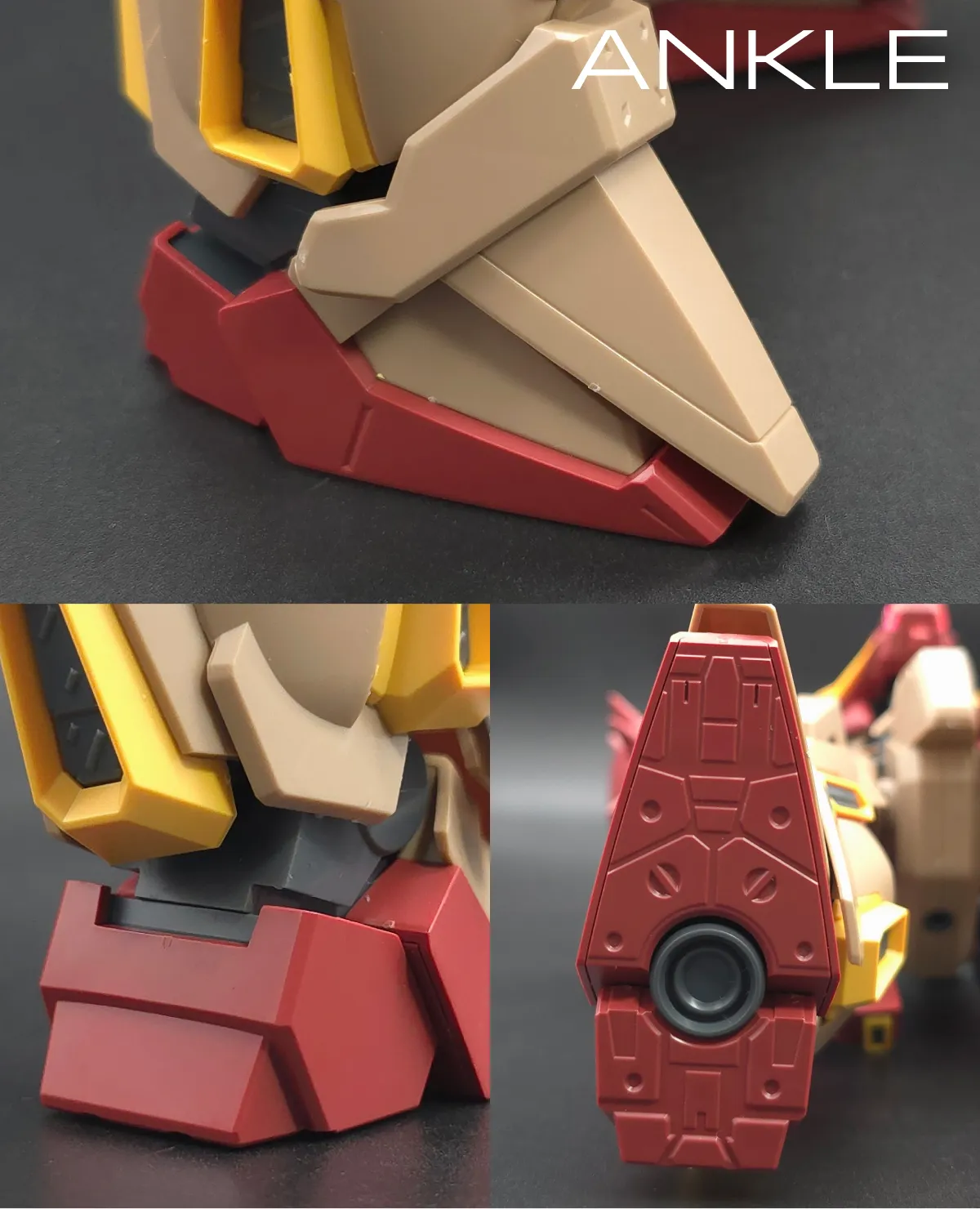 HG メッサーM01型 (ガウマン機) レビュー 脚部ディテール 03