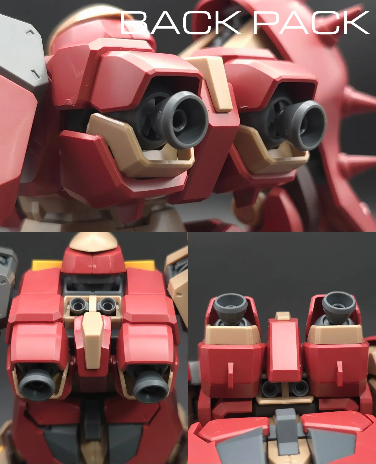 HG メッサーM01型 (ガウマン機) レビュー バックパックレビュー 01