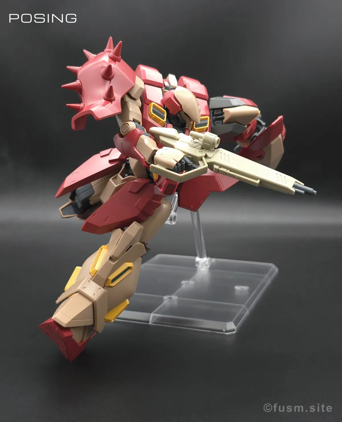 HG メッサーM01型 (ガウマン機) レビュー ポージング 05