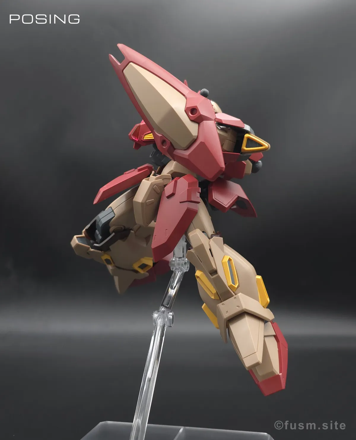 HG メッサーM01型 (ガウマン機) レビュー ポージング 08