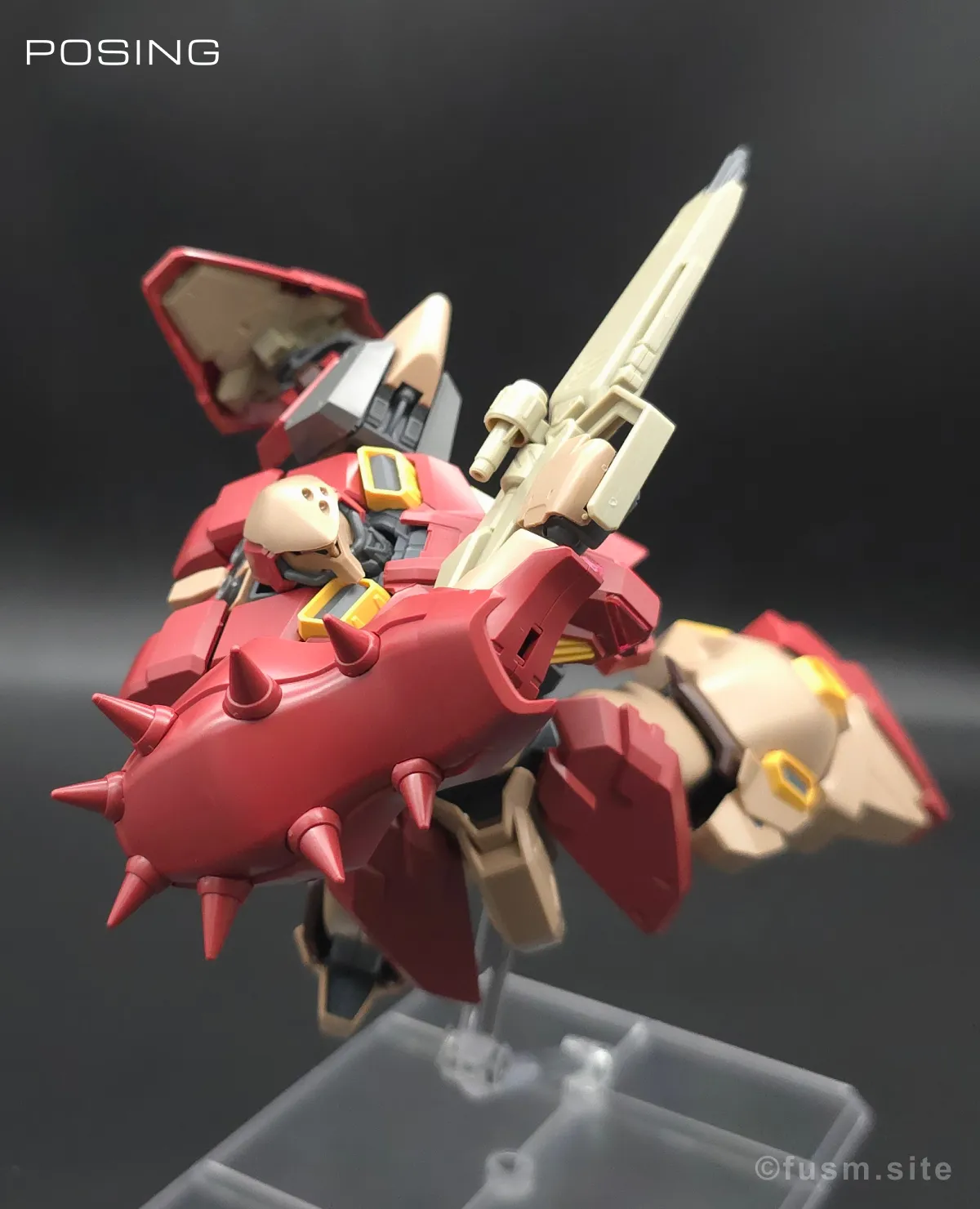 HG メッサーM01型 (ガウマン機) レビュー ポージング 09
