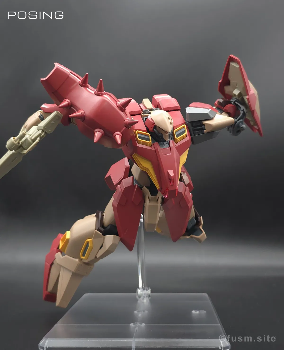 HG メッサーM01型 (ガウマン機) レビュー ポージング 10