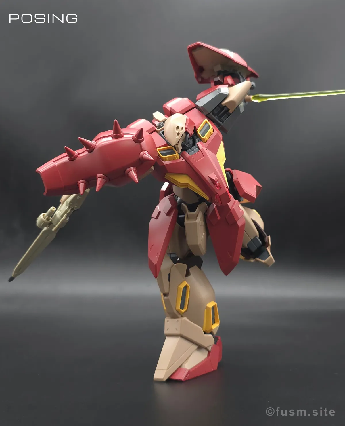 HG メッサーM01型 (ガウマン機) レビュー ポージング 11