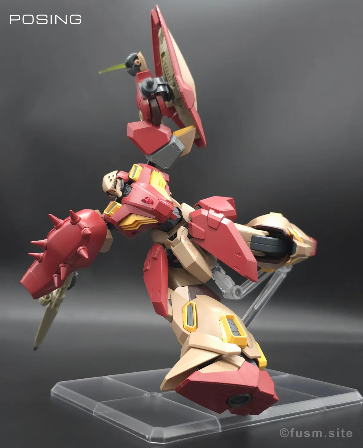 HG メッサーM01型 (ガウマン機) レビュー ポージング 13