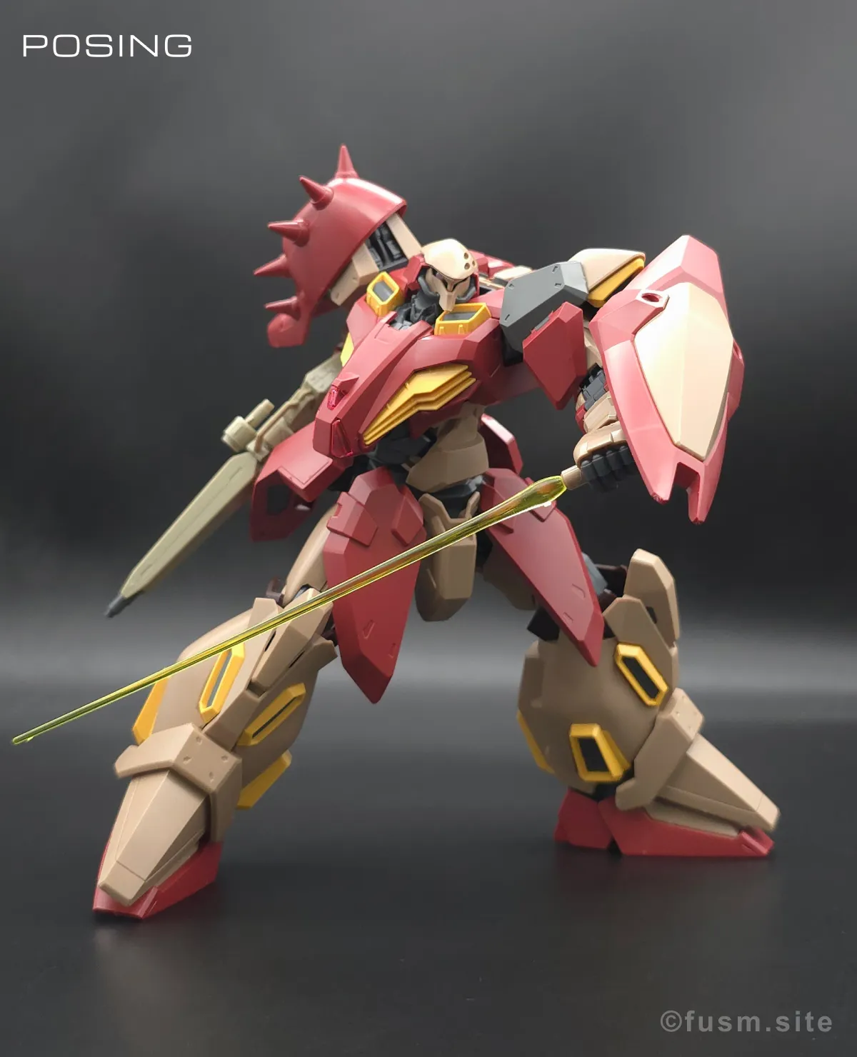 HG メッサーM01型 (ガウマン機) レビュー ポージング 14