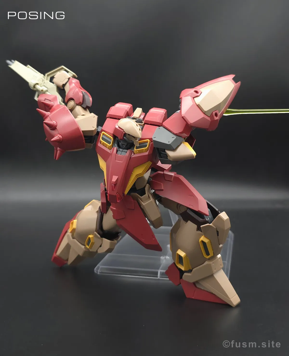 HG メッサーM01型 (ガウマン機) レビュー ポージング 15