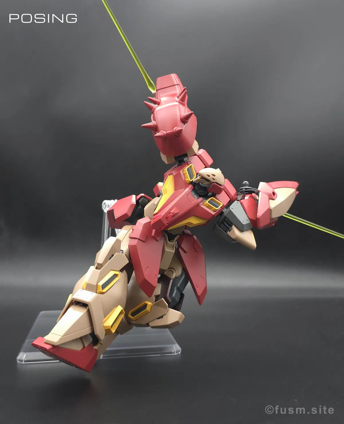 HG メッサーM01型 (ガウマン機) レビュー ポージング 16