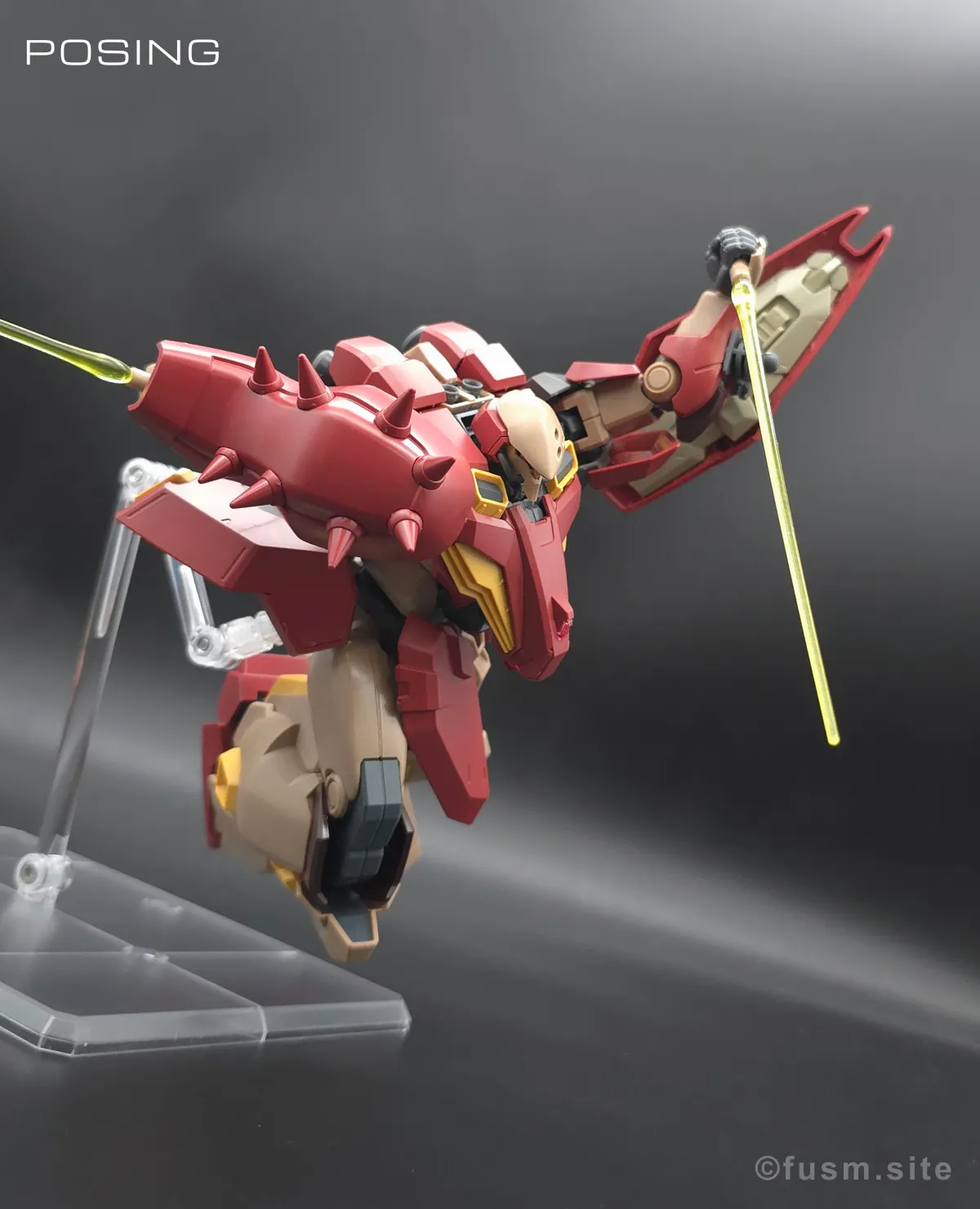 HG メッサーM01型 (ガウマン機) レビュー ポージング 18