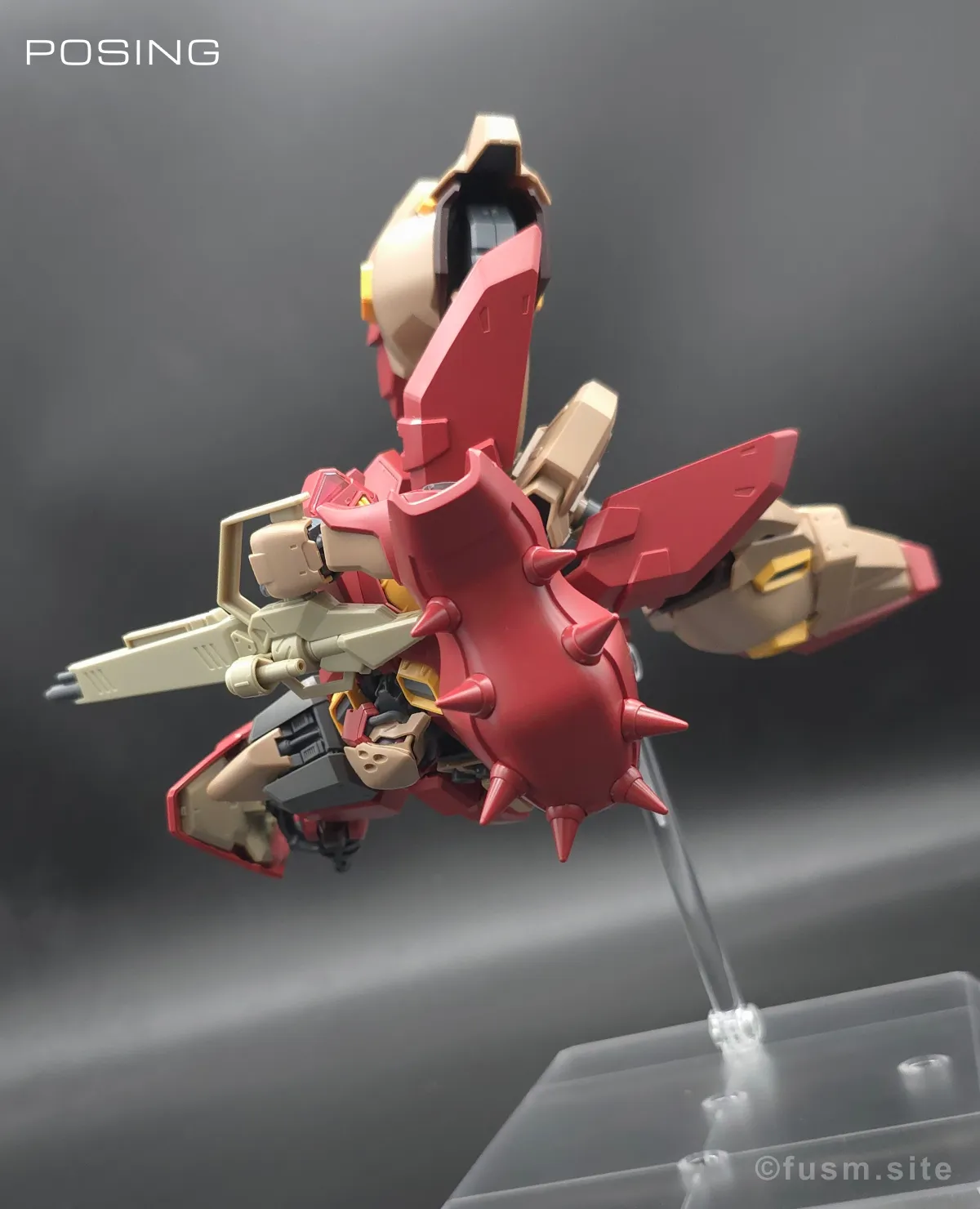 HG メッサーM01型 (ガウマン機) レビュー ポージング 21