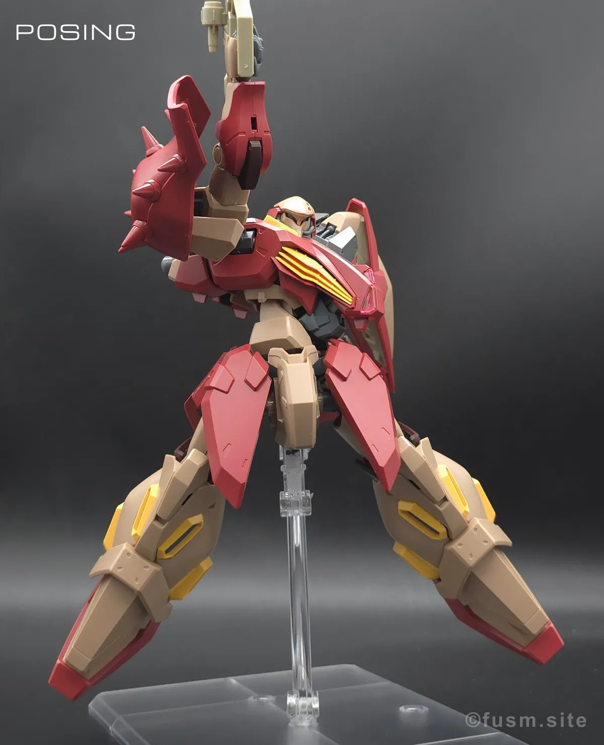 HG メッサーM01型 (ガウマン機) レビュー ポージング 22